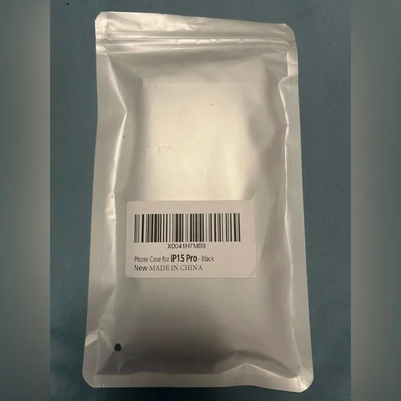 iPhone 15 Pro Clear Black Phone Case with Lanyard - Picture 7 of 7